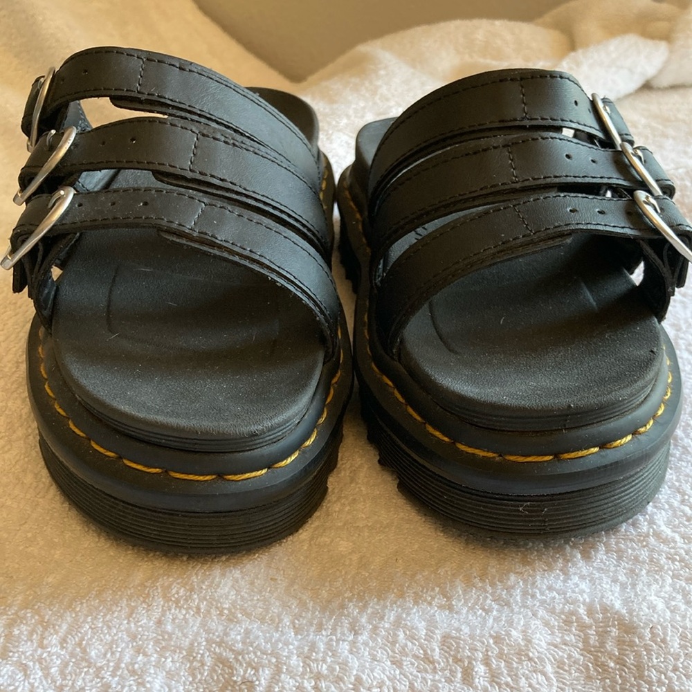 Dr. Martens Black “Blaire Slide” Sandals 7 - Picture 2 of 13
